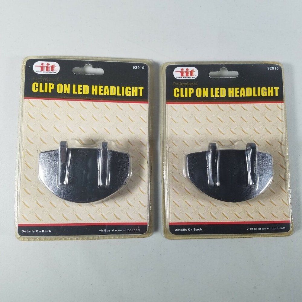 Clip On Head Flashlight Battery Operated Professional 100,000 Hours LED